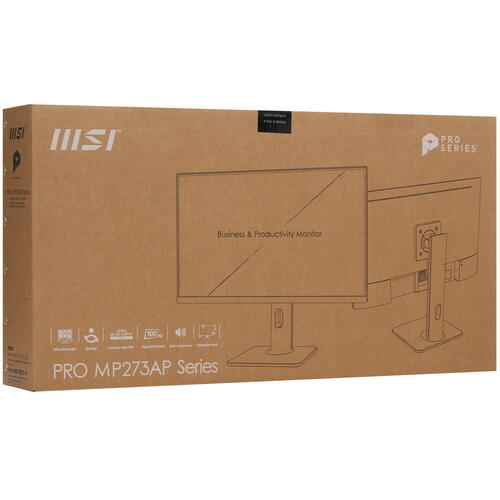 Купить 27" Монитор MSI PRO MP273AP черный  5407365. Характеристики, отзывы и цены в Донецке