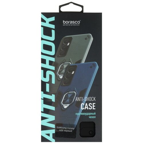 Купить Накладка  BoraSCO Anti-Shok Case для Samsung Galaxy A26 черный  5618572. Характеристики, отзывы и цены в Донецке