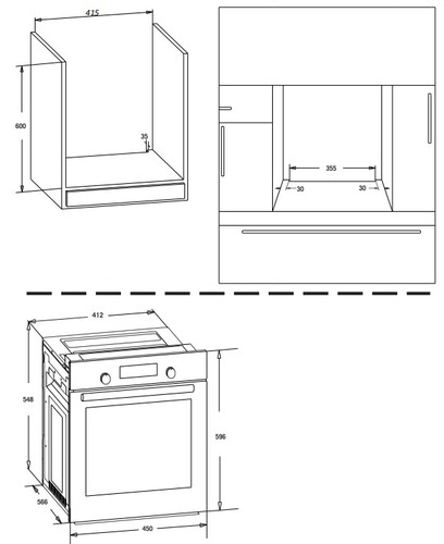 Купить Электрический духовой шкаф Simfer B4ER19070 бежевый  9240931. Характеристики, отзывы и цены в Донецке
