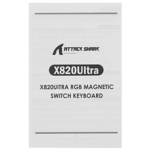 Купить Клавиатура  проводная + беспроводная Attack Shark X820Ultra  9293256. Характеристики, отзывы и цены в Донецке