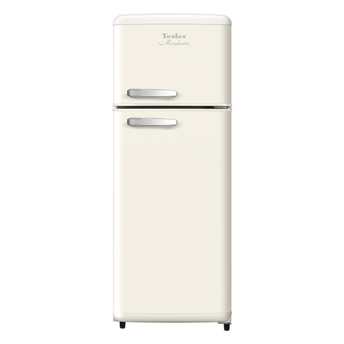 Купить Холодильник с морозильником   Tesler RT-218 бежевый  9259545. Характеристики, отзывы и цены в Донецке