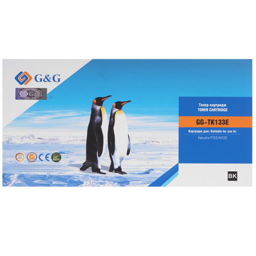 Купить Картридж лазерный G&G GG-TK133E черный, с чипом  9316090. Характеристики, отзывы и цены в Донецке