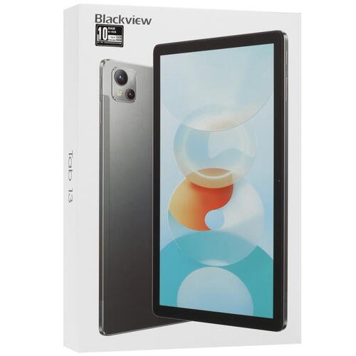 Купить 10.1" Планшет Blackview Tab 13 LTE 128 ГБ серебристый + чехол  5078684. Характеристики, отзывы и цены в Донецке