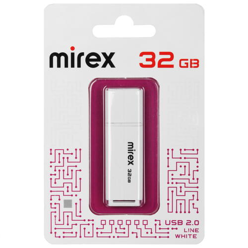 Купить Память USB Flash 32 ГБ Mirex LINE [13600-FMULWH32]  5459815. Характеристики, отзывы и цены в Донецке