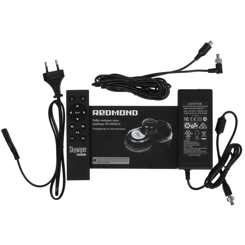Купить Робот-мойщик окон REDMOND RV-RW001S черный  5350505. Характеристики, отзывы и цены в Донецке