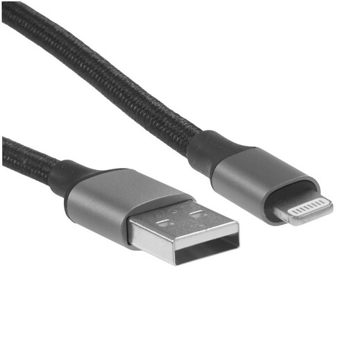 Купить Кабель круглый Ugreen Lightning 8-pin MFI - USB 2.0 Type-A черный 2 м  9983441. Характеристики, отзывы и цены в Донецке