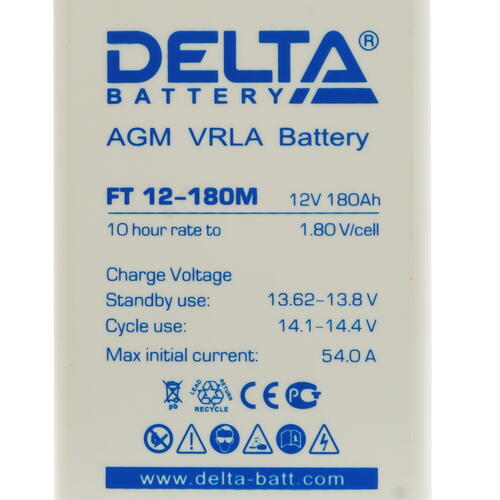 Купить Аккумуляторная батарея для ИБП Delta FT 12-180 M  5441583. Характеристики, отзывы и цены в Донецке