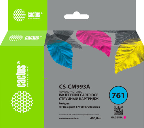 Купить Картридж Cactus CS-CM993A пурпурный  9065638. Характеристики, отзывы и цены в Донецке