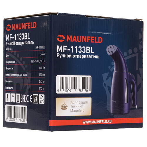 Купить Отпариватель MAUNFELD MF-1133BL синий  9909869. Характеристики, отзывы и цены в Донецке