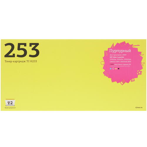 Купить Картридж лазерный T2 TC-H253 пурпурный, с чипом  7939604. Характеристики, отзывы и цены в Донецке