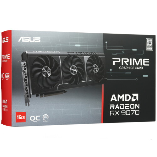 Купить Видеокарта ASUS AMD Radeon RX 9070 PRIME EVO OC  5639857. Характеристики, отзывы и цены в Донецке