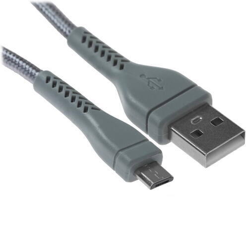Купить Кабель круглый DEXP micro USB - USB 2.0 Type-A серый 1 м  4834155. Характеристики, отзывы и цены в Донецке