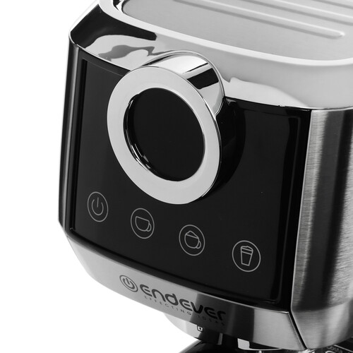 Купить Кофеварка рожковая Endever Costa-1098 серебристый  9101106. Характеристики, отзывы и цены в Донецке