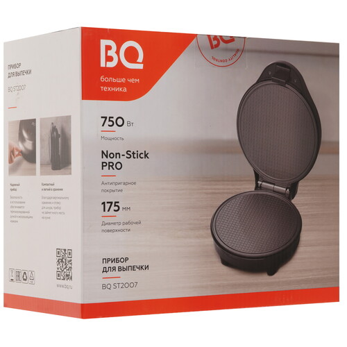 Купить Вафельница BQ ST2007 черный  9165770. Характеристики, отзывы и цены в Донецке