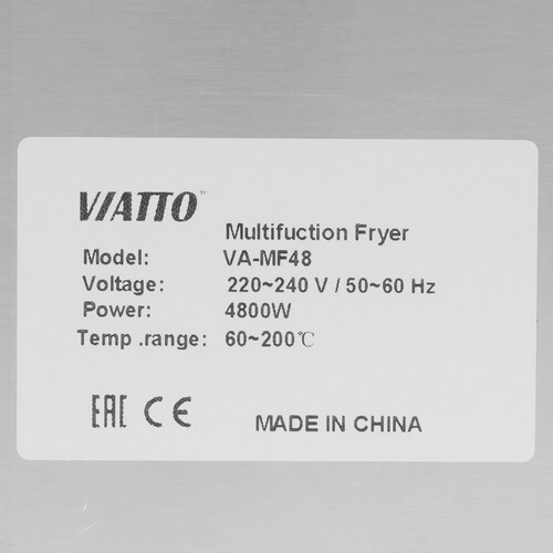 Купить Фритюрница Viatto VA-MF48 серебристый  9126323. Характеристики, отзывы и цены в Донецке