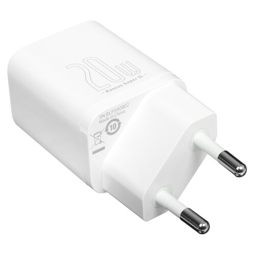Купить Сетевое зарядное устройство Baseus Super Si белый  5495778. Характеристики, отзывы и цены в Донецке