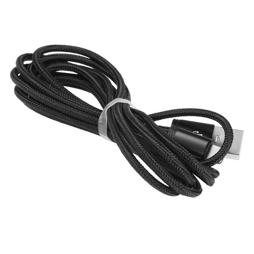 Купить Кабель круглый Hoco Lightning 8-pin - USB 2.0 Type-A черный 2 м  9244474. Характеристики, отзывы и цены в Донецке