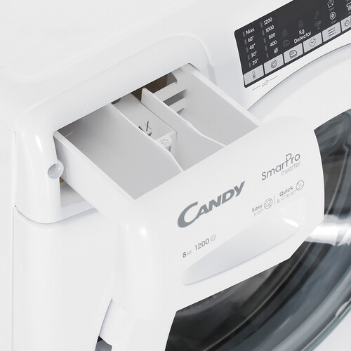 Купить Стиральная машина Candy Smart Pro Inverter CSO44 286TWM-07 белый  9983916. Характеристики, отзывы и цены в Донецке