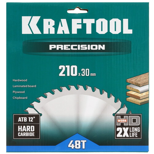 Купить Диск пильный KRAFTOOL 36952-210-30  9108008. Характеристики, отзывы и цены в Донецке