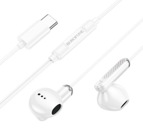 Купить Проводные наушники Borofone BM89 Surpass белый 2025  9237761. Характеристики, отзывы и цены в Донецке