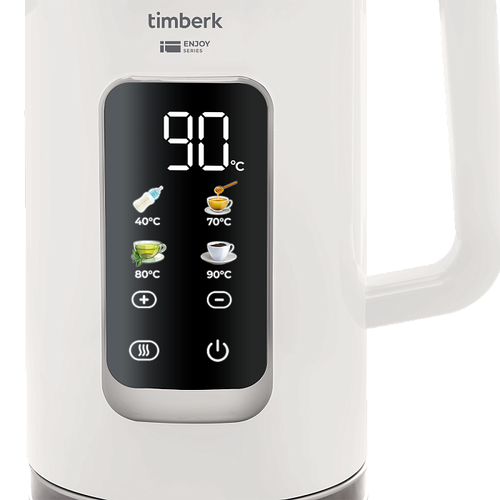 Купить Электрочайник Timberk T-EK21S05 белый  9203291. Характеристики, отзывы и цены в Донецке