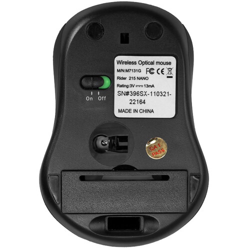 Купить Мышь беспроводная Defender Rider 215 Nano  черный  0115935. Характеристики, отзывы и цены в Донецке