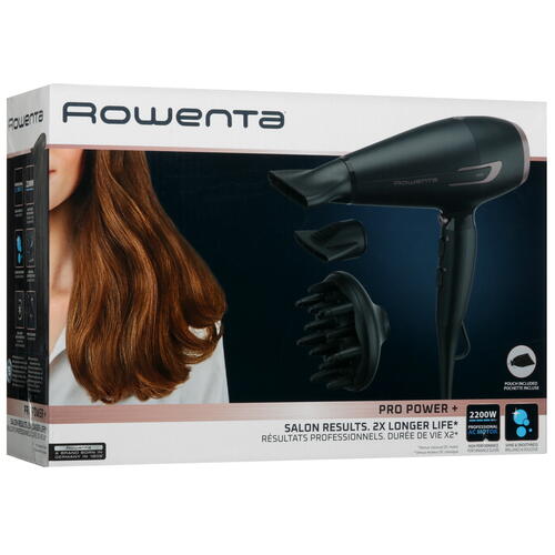 Купить Фен Rowenta Pro Power+ CV7220F0 черный  9983004. Характеристики, отзывы и цены в Донецке