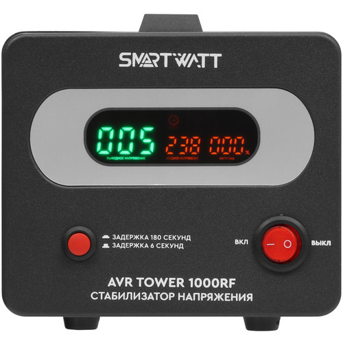 Купить Стабилизатор напряжения SMARTWATT AVR TOWER 1000RF  9098943. Характеристики, отзывы и цены в Донецке
