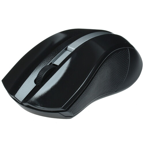 Купить Мышь беспроводная QUMO Office M15 Style [22540] черный  1287997. Характеристики, отзывы и цены в Донецке