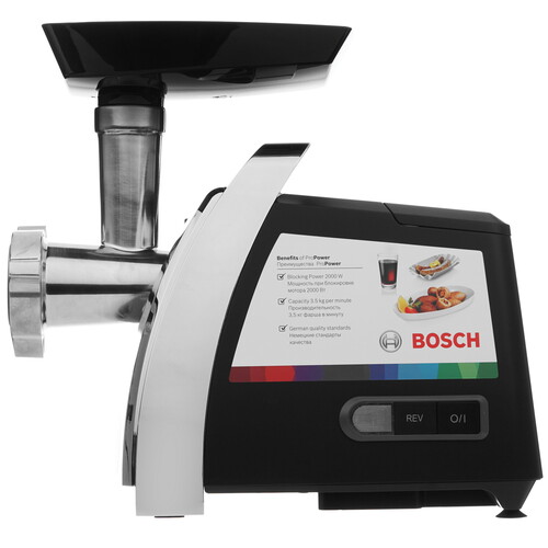 Купить Мясорубка электрическая Bosch MFW67450 черный  8141913. Характеристики, отзывы и цены в Донецке