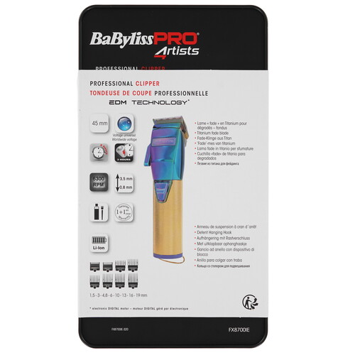 Купить Машинка для стрижки BaByliss PRO FX8700IE золотистый/фиолетовый  5600245. Характеристики, отзывы и цены в Донецке