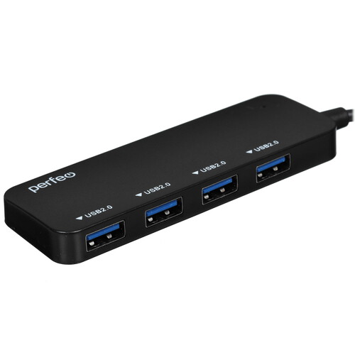Купить USB-разветвитель Perfeo PF-H048  5611302. Характеристики, отзывы и цены в Донецке