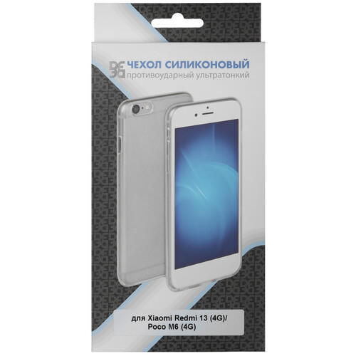 Купить Накладка  DF для POCO M6/ Xiaomi Redmi 13 прозрачный  5467219. Характеристики, отзывы и цены в Донецке