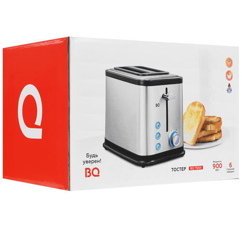 Купить Тостер BQ T1005 черный  5366491. Характеристики, отзывы и цены в Донецке