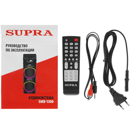 Купить Портативная аудиосистема SUPRA SMB-1300, черный  9230952. Характеристики, отзывы и цены в Донецке