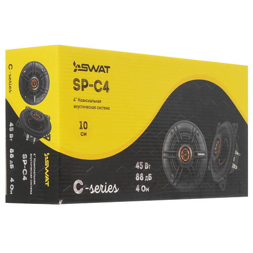 Купить Коаксиальная акустическая система SWAT SP-C4  5452616. Характеристики, отзывы и цены в Донецке