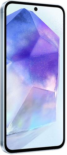 Купить 6.6" Смартфон Samsung Galaxy A55 256 ГБ голубой  5466198. Характеристики, отзывы и цены в Донецке
