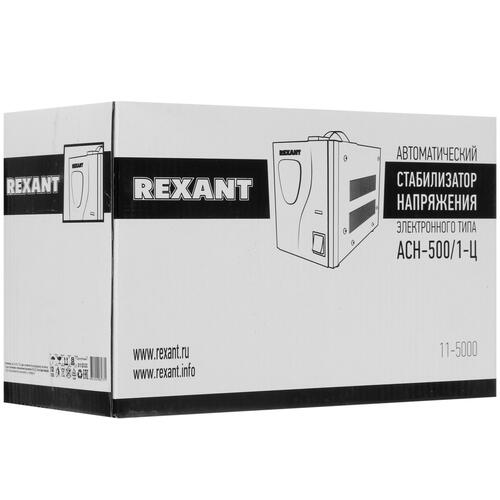 Купить Стабилизатор напряжения Rexant AСН-500/1-Ц  8196119. Характеристики, отзывы и цены в Донецке