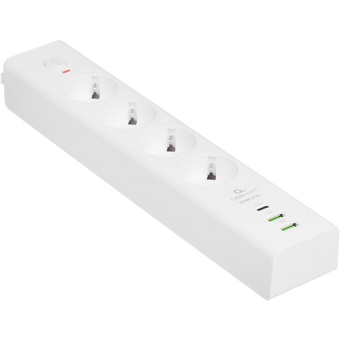 Купить Сетевой фильтр Cablexpert EXN-4-CU2-W-2 белый  9154790. Характеристики, отзывы и цены в Донецке