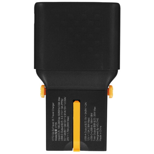 Купить Сетевое зарядное устройство VOLTME VITO EzTravel Universal Travel Plug черный  9210926. Характеристики, отзывы и цены в Донецке