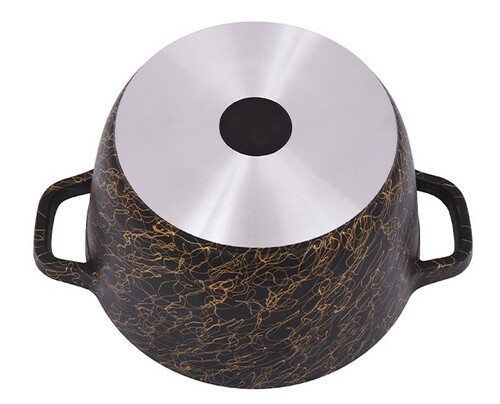 Купить Кастрюля Kukmara Грация кчз35а 3.5 л 22 см черный  9144739. Характеристики, отзывы и цены в Донецке