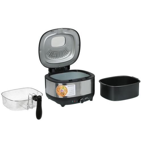 Купить Фритюрница DEXP DF-1800 серебристый  5418068. Характеристики, отзывы и цены в Донецке