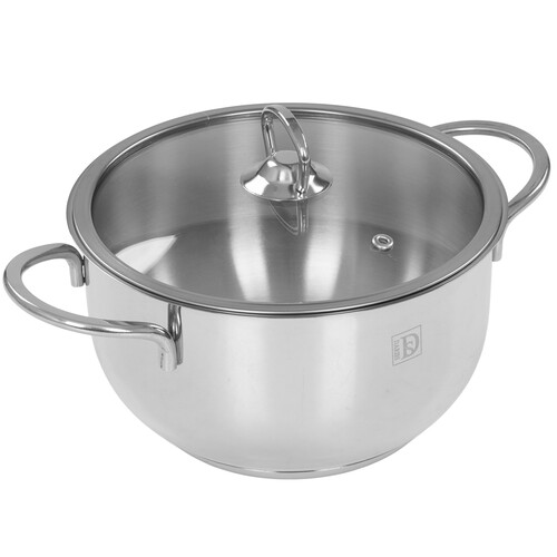 Купить Кастрюля Dariis Bistro HUR-S-14120 2.8 л 20 см серебристый  9174050. Характеристики, отзывы и цены в Донецке