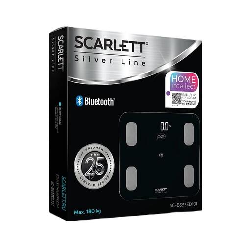 Купить Весы Scarlett SC-BS33ED101 черный  9115448. Характеристики, отзывы и цены в Донецке