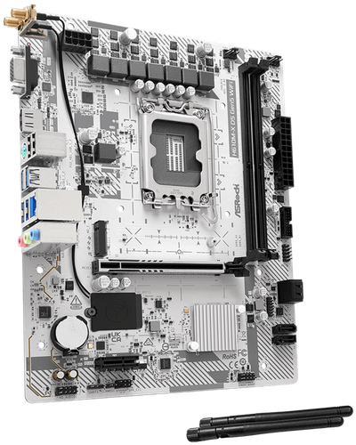 Купить Материнская плата ASRock H610M-X D5 Gen5 WiFi  5922675. Характеристики, отзывы и цены в Донецке
