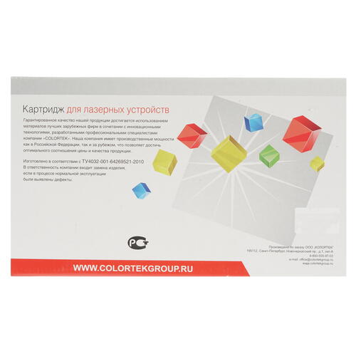Купить Картридж лазерный Colortek CF413X (410X) пурпурный  1377618. Характеристики, отзывы и цены в Донецке