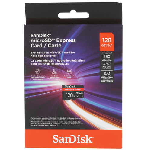 Купить Карта памяти Sandisk Express microSDXC 128 ГБ  5627150. Характеристики, отзывы и цены в Донецке