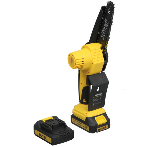 Купить Аккумуляторная цепная пила HUTER ELS-150/6-Li-2К  шина - 15 см (6")  5490968. Характеристики, отзывы и цены в Донецке