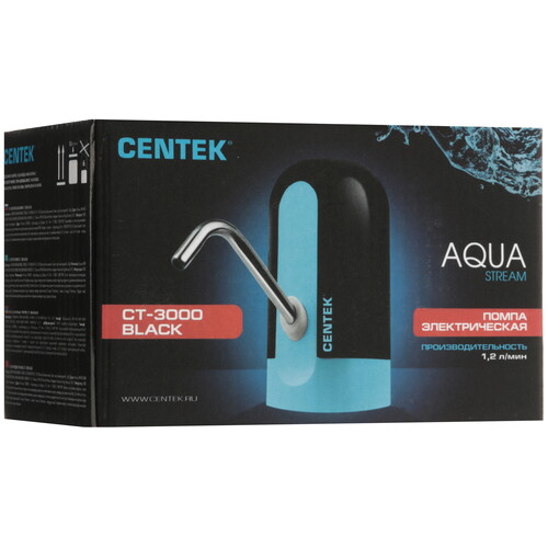 Купить Помпа для воды Centek CT-3000 Black  9040314. Характеристики, отзывы и цены в Донецке