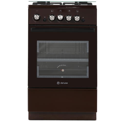 Купить Газовая плита De Luxe 5040.32Г (КР) ЧР 014 коричневый  8195615. Характеристики, отзывы и цены в Донецке